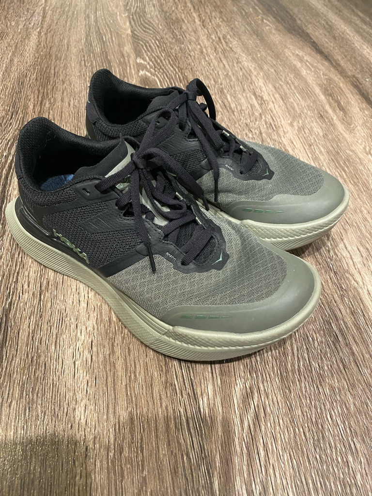 Hoka One One Black And Green Running Shoe